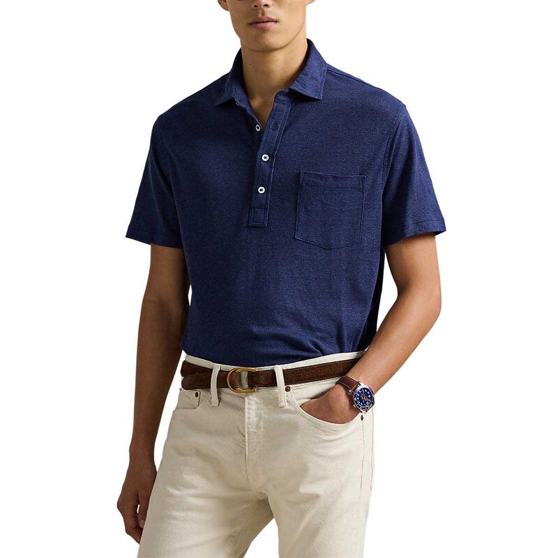 Polo Ralph Lauren Standard Fit Linen Piqu&eacute; Polo Shirt image number 0